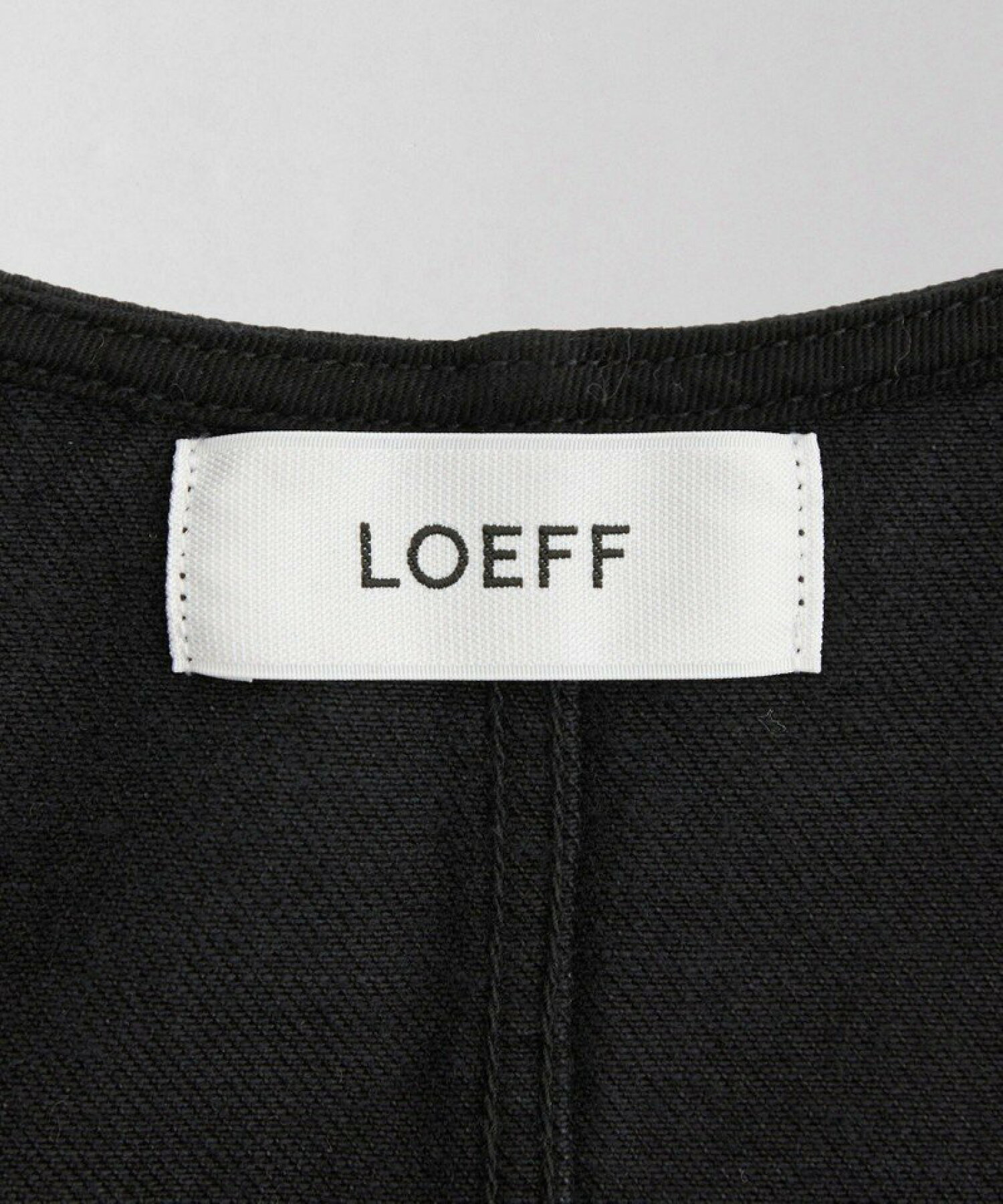 <LOEFF>11OZ ブラック デニムジャケット